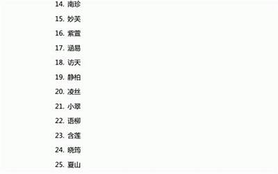 两个字的名字男生