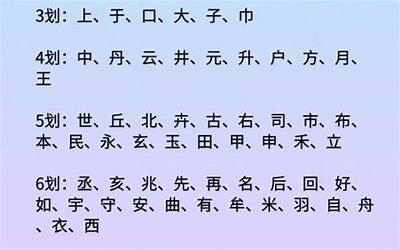 五画的起名吉利字