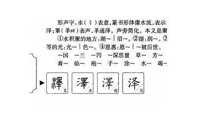 泽的意思