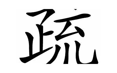 疏字的部首