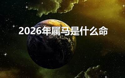 2026年什么命