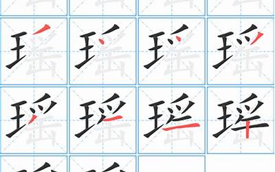 瑶字几画(瑶笔顺怎么写)