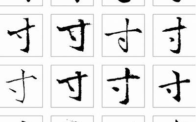 带寸的字(带寸字旁的字有哪些字)