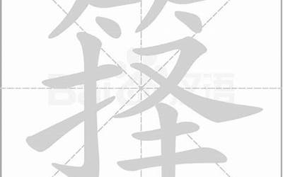 竹字头者(竹字旁加一个者念什么)