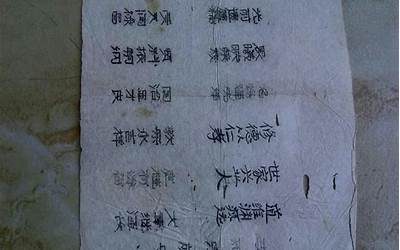 李氏族谱(李姓100个辈分字谱排名表)