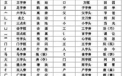 分的偏旁有哪些(分字旁的字举例)