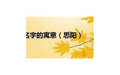 思成(思成名字寓意)