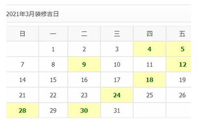 装修动工吉日(开工装修吉日2021)