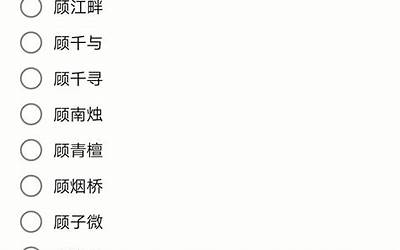 顾姓取名(姓顾取什么名字好)