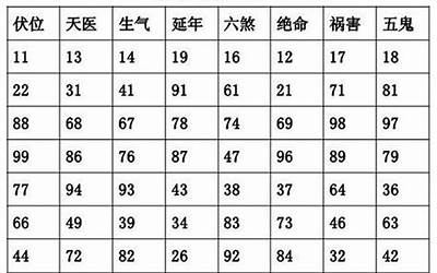 数字能量组合数字解析(磁场组合不同影响不同)