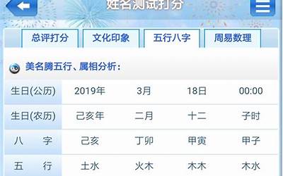 美名腾(姓名测试打分)