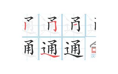 通字几画(通的笔顺怎么写)