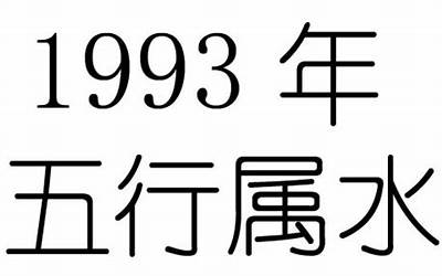 1993年是什么命(1993年五行属什么)