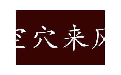 空什么什么风(空穴来风的意思、出处、近义词、反义词)