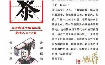 黎姓取名(姓黎取什么名字好听)