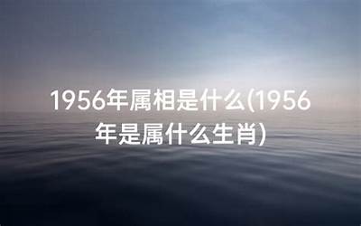 1955年属相(1955年属相是什么生肖)