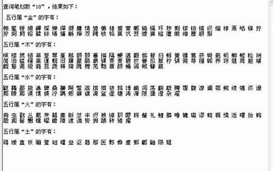 18画的字(笔画一共十八画的字有哪些)