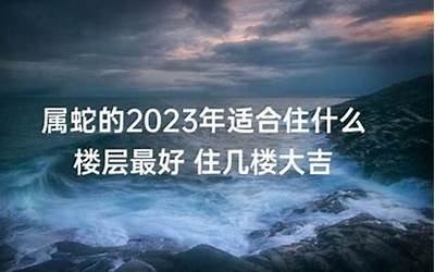 属蛇买几楼最旺(3、4、6、9旺财聚财)