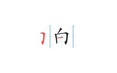 白有几画(白字笔顺、笔画)